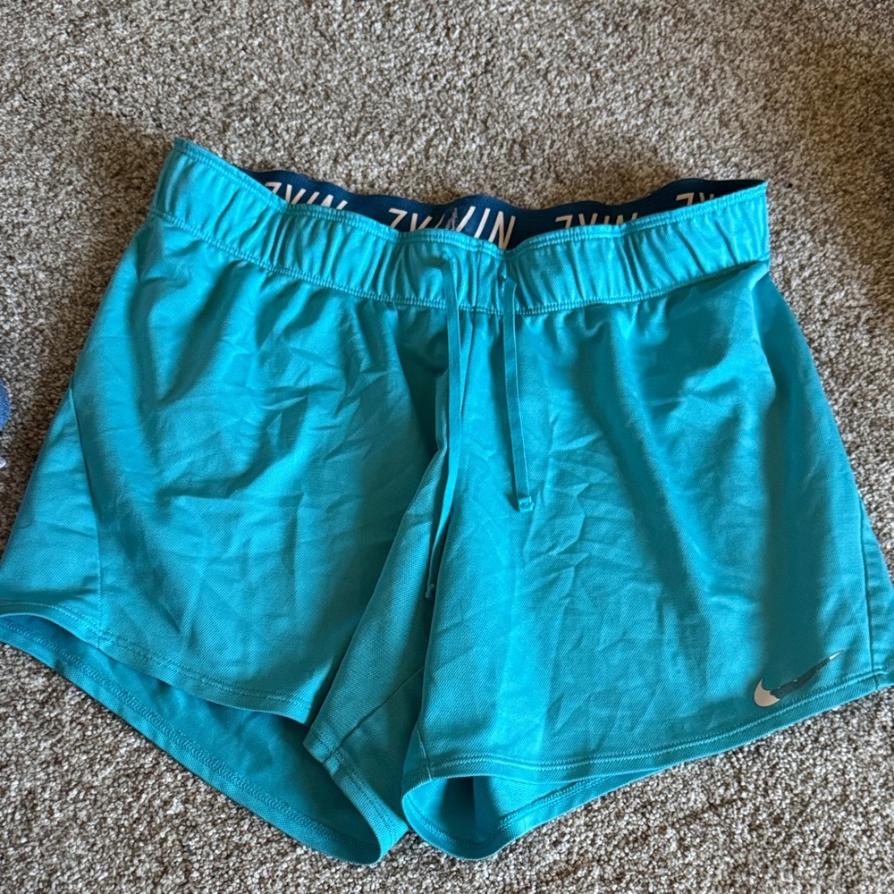 Nike Women's Teal Athletic Shorts